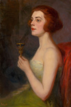 Woman with a Goblet, around 1910.