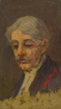 Portrait of an Old Man with Half-Closed Eyes, around 1930.