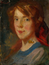Portrait of Daughter Irma, 1900-1910.