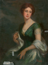 Portrait of Daughter Irma, 1900.