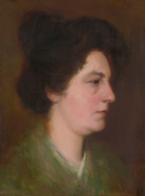 Head Study of a Woman, around 1900.
