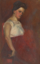 Study of a Seated Woman, around 1900.