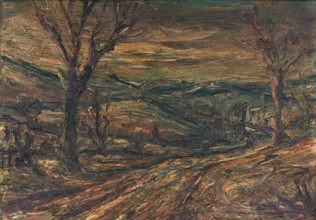 Landscape with trees, 1942.