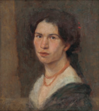 Portrait of the Artist Jonásová, around 1910.