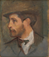 Self-Portrait - Small, around 1900.