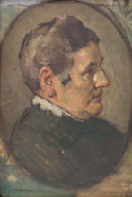 Portrait Study - Oval, around 1910.