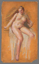 Study for the Painting 'Lady Godiva', 1895-1900.