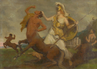 Pallas Athena Fighting Centaurs, after 1900.