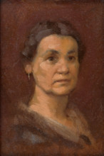 Portrait of Mrs. Srobárová, after 1900.