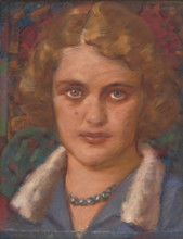 Portrait of a Girl with Beads, 1920-1930.
