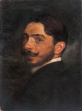 Self-Portrait (Self-Portrait in a Dark Coat), 1900-1905.