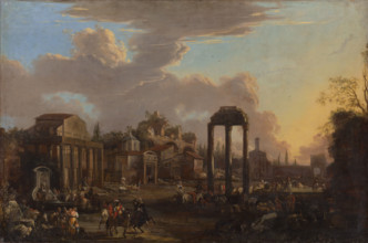 Campo Vaccino in Rome, 1710-1730.