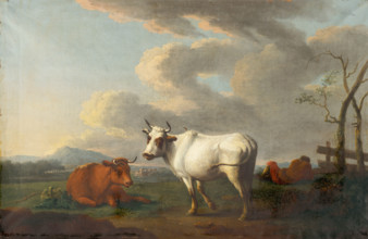 Cow Grazing, 1850-1860.
