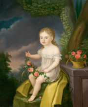 Child with Flowers, 1800-1830.