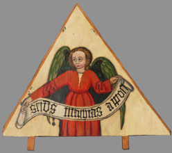 Fragment oltára-atribút evanjelistu, 1401-1500.