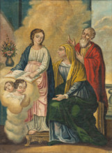 Virgin Mary, St. Anna, St. Joachim, 1840-1860.