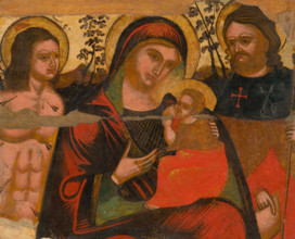 Madonna between St. Sebastian and Roch, 1750-1800.