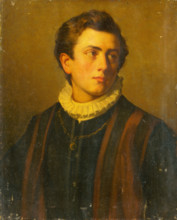 Portrait of a Young Man with a White Starched Collar, 1860-1890.