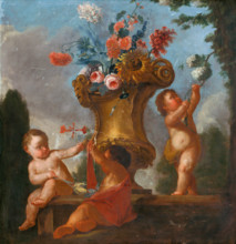 Angels with a Vase I, 1730-1760.