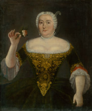 Portrait of Ruzena Révayová-Mednanská, around 1750.