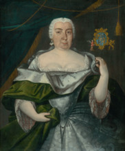 Countess Zofia Eszterházy; Baroness Zofia Révay, Née Countess Esterházy, Before 1740.