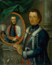 Portrait of a Nobleman from the Szirmay Family; Captain Samuel Szekely with the Likeness of Colonel