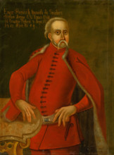 Portrait of Imrich Horváth-Stancic, before 1712. Hungarian nobleman, died in 1717 aged 59.