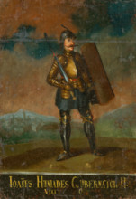 John Hunyadi, 18th century. Inscription - Iannes Huniades....Gujbernator II.