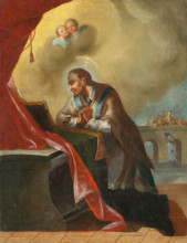 Kneeling St. John of Nepomuk, 18th century.