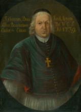 Jakub Jozef Repassy, Canon and Titular Abbot of Spis, 1739.Probably by Ján Gottlieb Kramer.
