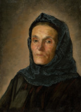 Portrait of Mária Matusková, mid-late 19th century.