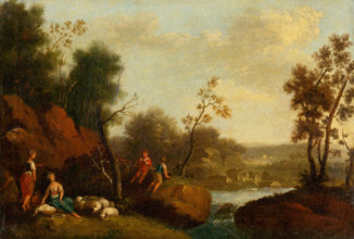 Romantic Landscape, 1760-1780.