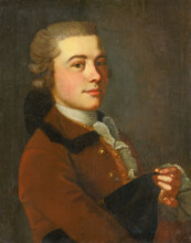 Portrait of an actor in the Berlin Opera, 1750-1770.