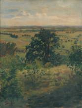 View of Súr, c1948. Landscape in Hungary.