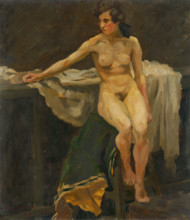 Study of Female Nude, around 1921.
