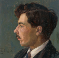 Portrait of the artist J. Korezska, 1920-1921.
