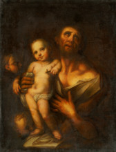 Saint Joseph with Baby Jesus, 1730-1740.