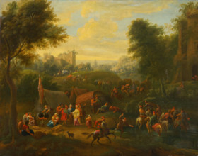 Landscape with Figural Staffage, 1730-1760.