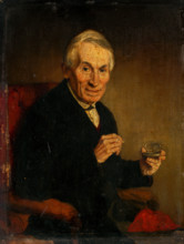 Portrait of a Gentleman with Tobacco Tin, around 1850.