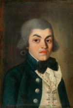 Portrait of Gentleman with Pleated Jabot, around 1790.