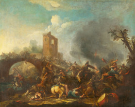 Battle Scene, 1740-1760.