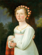 Portrait of a Girl in a White Dress, 1800-1820.