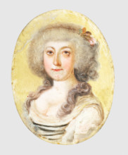 Portrait of Anna Márie Sturmanová, around 1800.