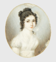 Portrait of Mária Sturman-Szirmay, around 1800.