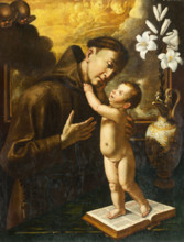 Saint Anthony of Padua with Baby Jesus, 18th century.