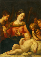 Madonna with Child among Children, 18th century.