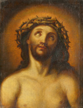 Bust of Christ with a Crown of Thorns, 17th century.