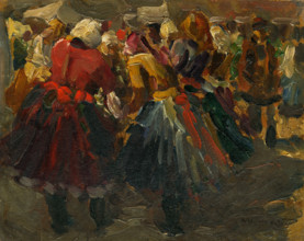 At the market, 1925-1930.