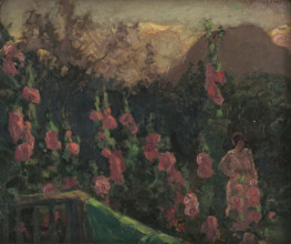 In the garden, c1930.