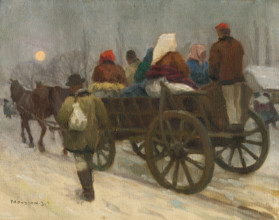 The road to market, c1925.
